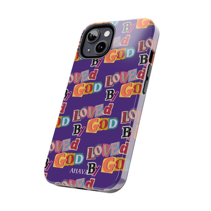 "Loved by God" Purple Phone Case