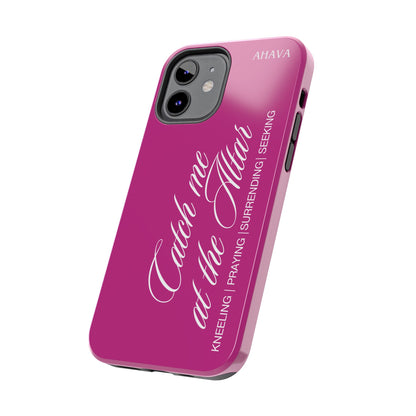 "Catch Me at the Altar" Pink Phone Case