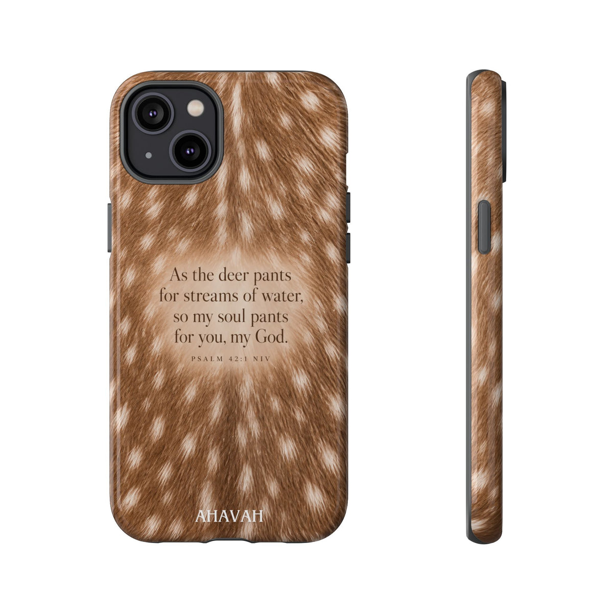 Psalm 42:1 Fawn Print Phone Case