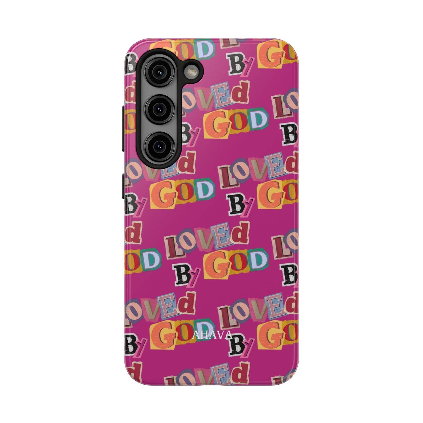 "Loved by God" Pink Phone Case