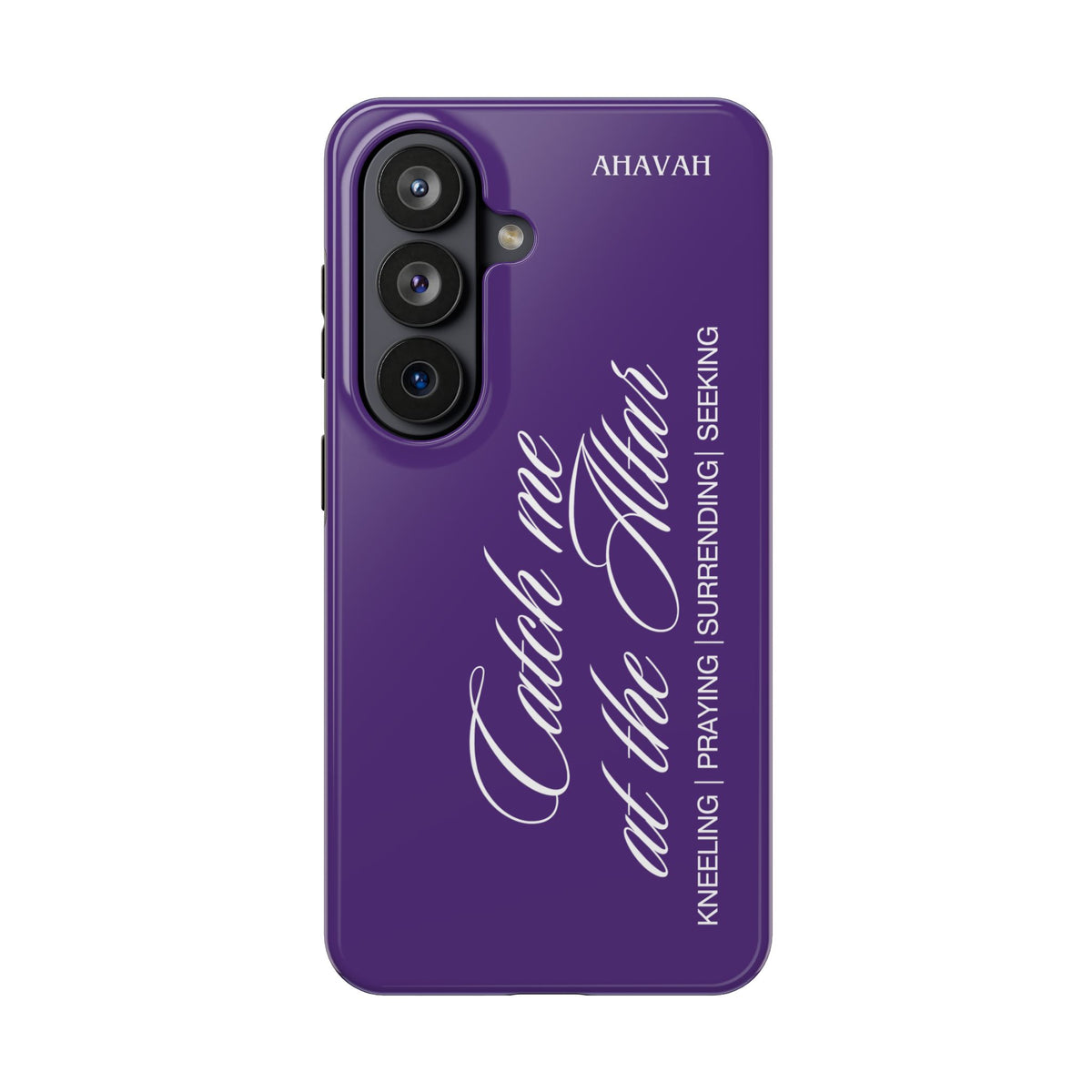 Catch Me at the Altar Phone Case | Royal Violet