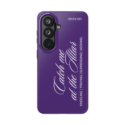 Catch Me at the Altar Phone Case | Royal Violet