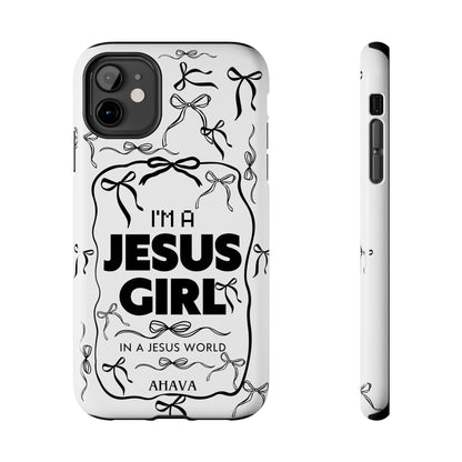 I'm a Jesus Girl  Case - black