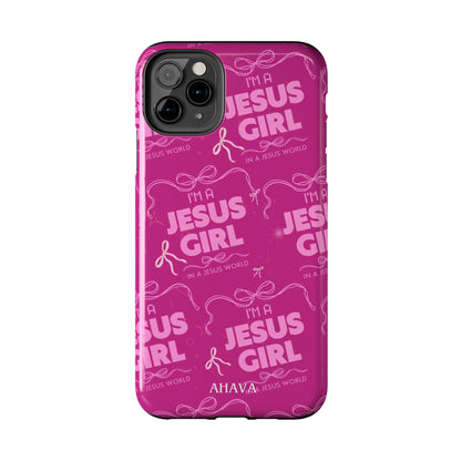 I'm a Jesus Girl Phone Case - Pink