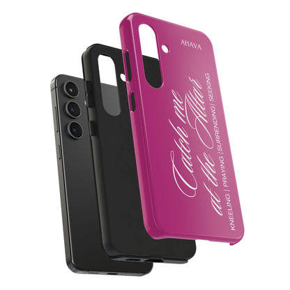 "Catch Me at the Altar" Pink Phone Case