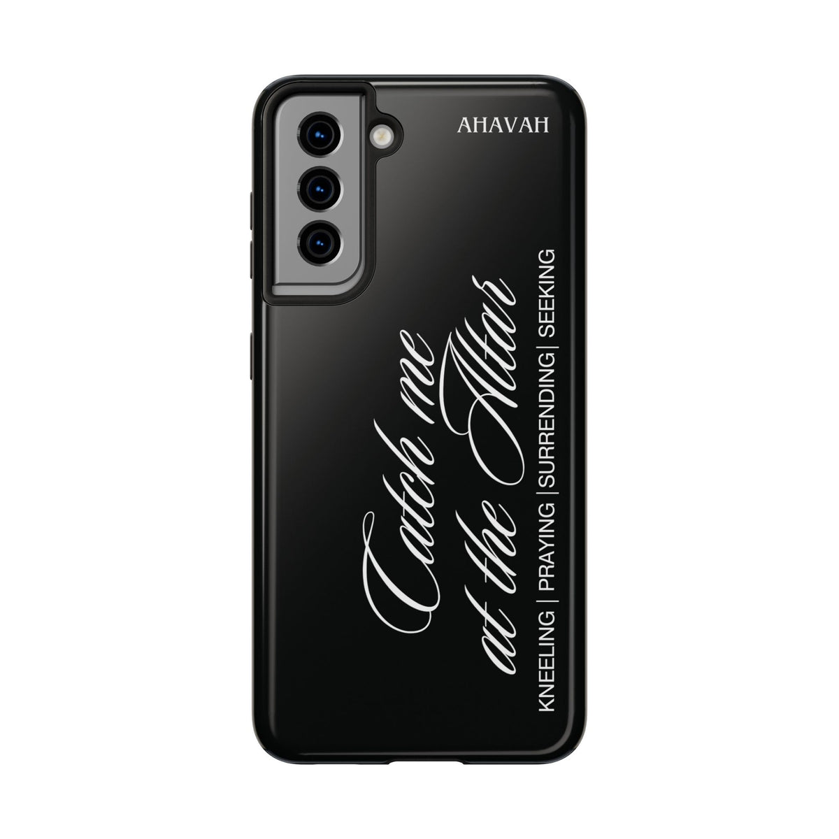 Catch Me at the Altar Black Phone Case