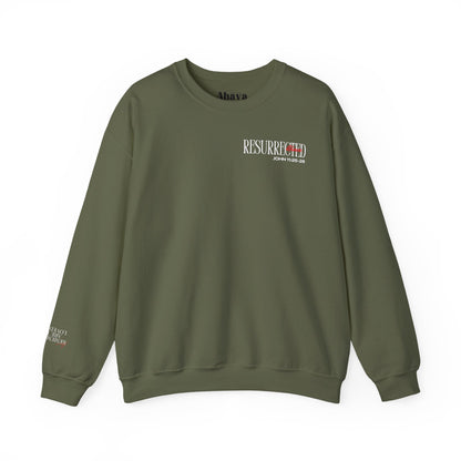 Resurrection and the Life | John 11:25 Sweatshirt