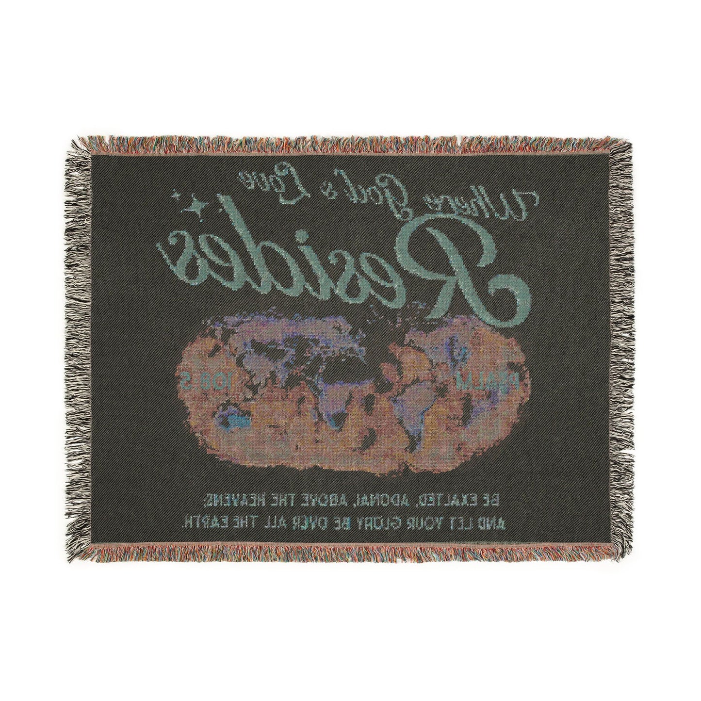 Where God's Love Resides Woven Blanket | Psalm 108:5