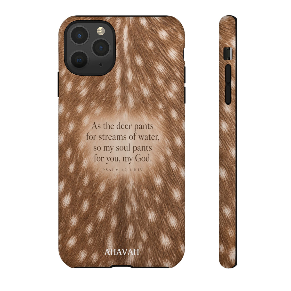 Psalm 42:1 Fawn Print Phone Case