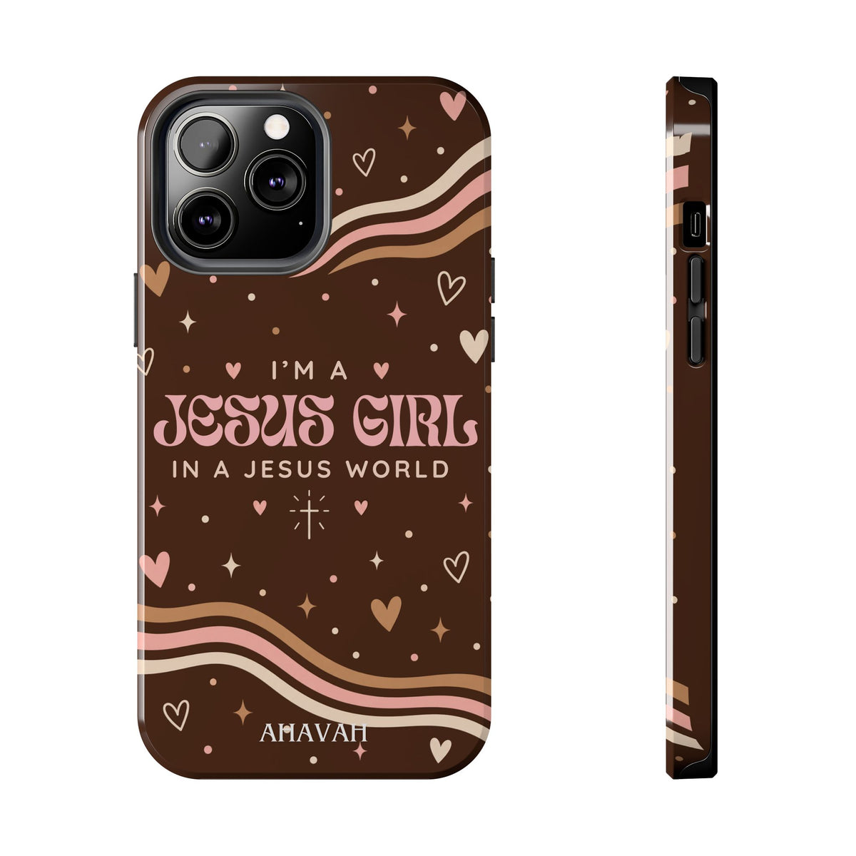 I'm a Jesus Girl Phone Case (Mocha / Brown)