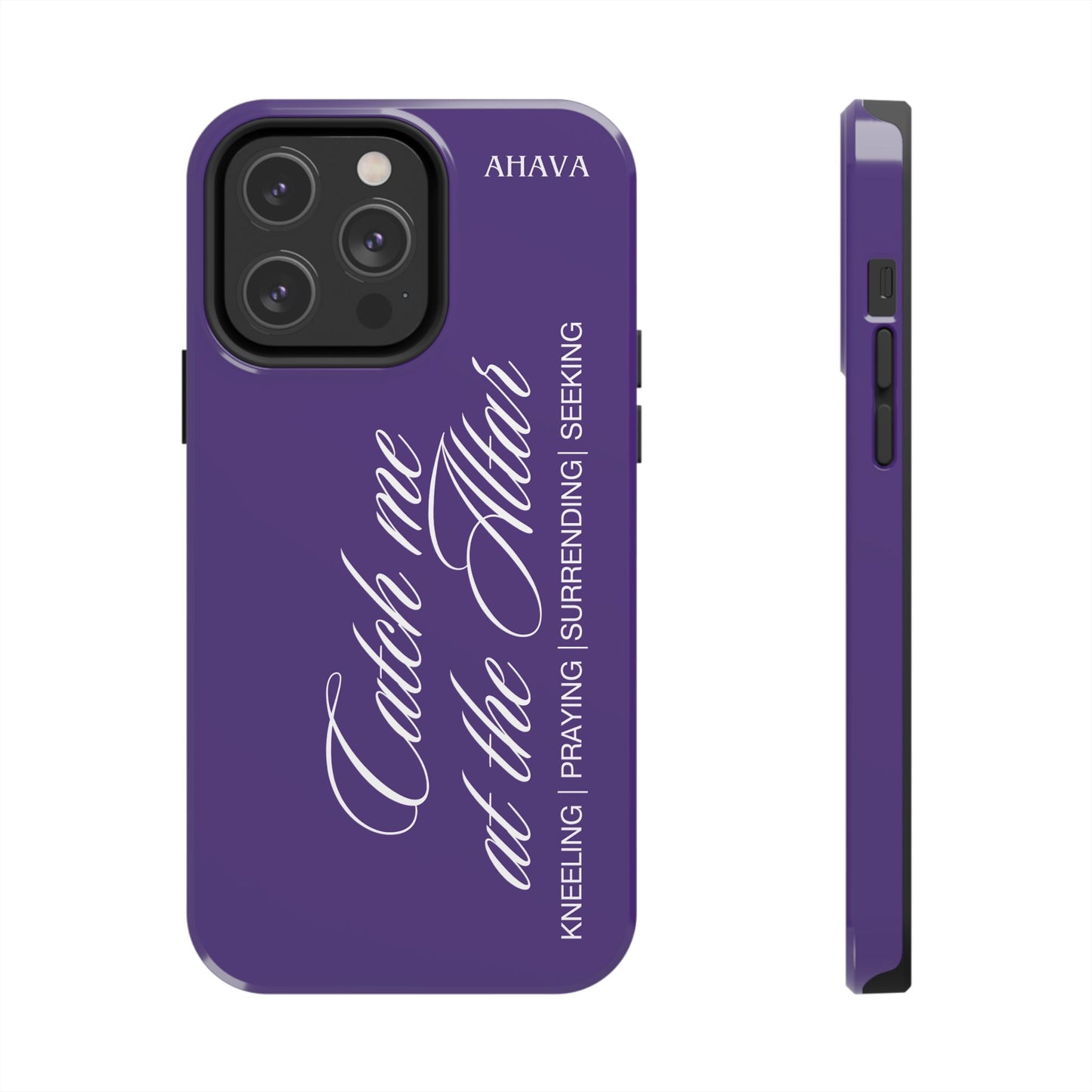 "Catch Me at the Altar" Purple Phone Case