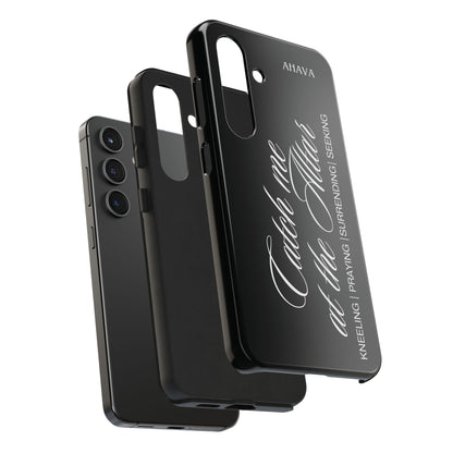 "Catch Me at the Altar" Black Phone Case