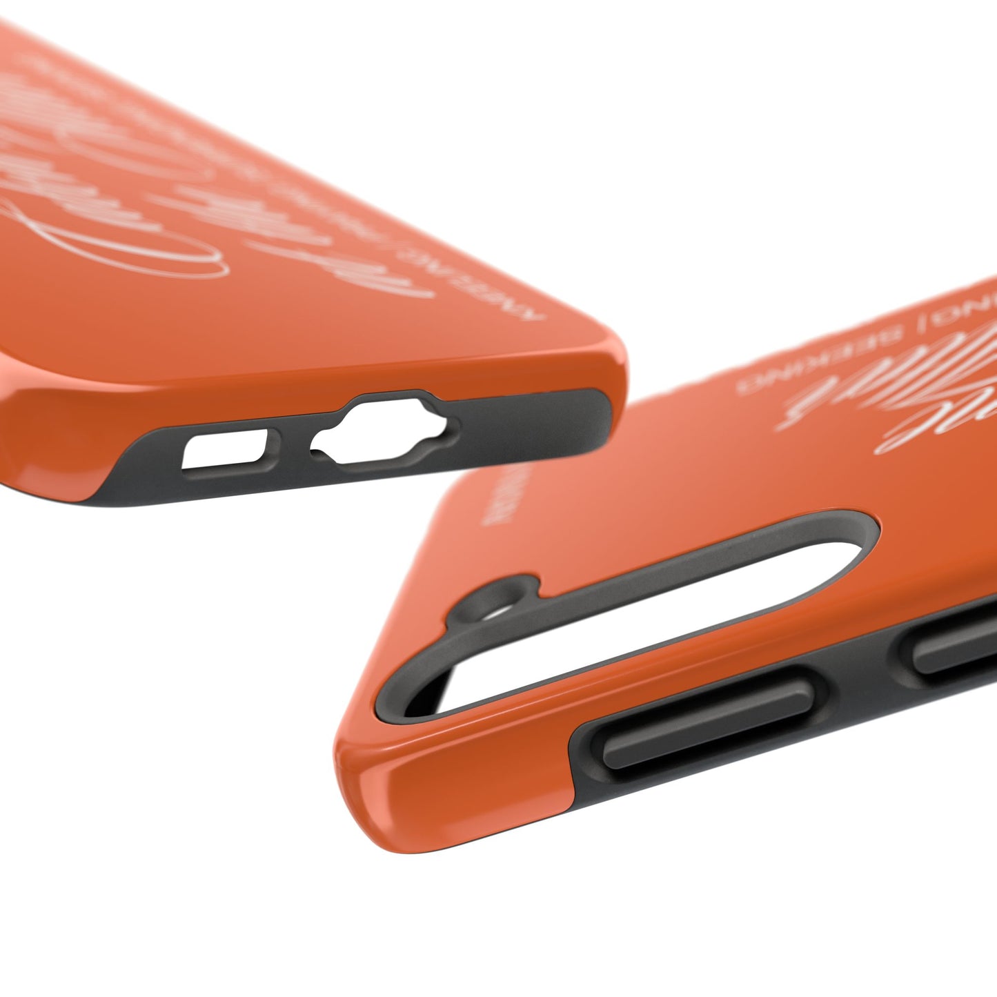"Catch Me at the Altar" Orange Phone Case