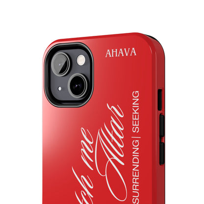 "Catch Me at the Altar" Red Phone Case