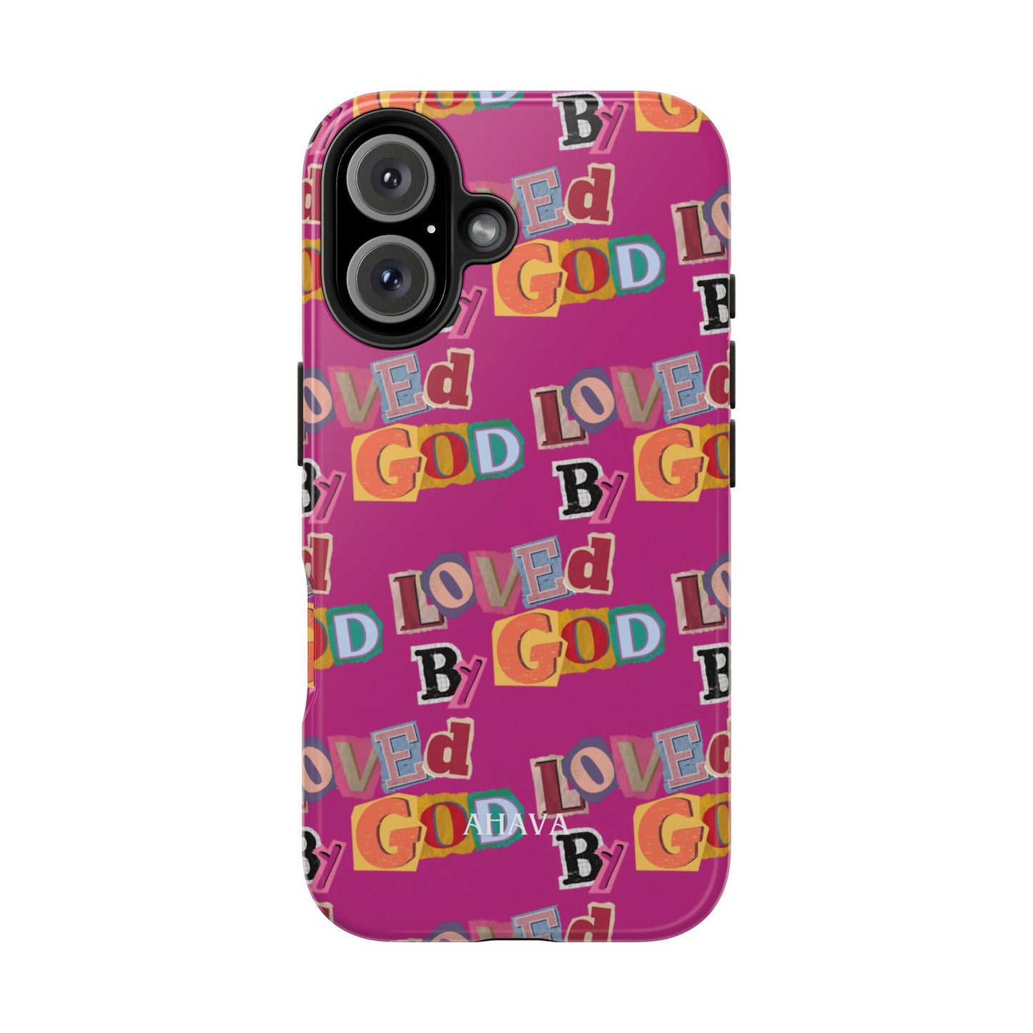 "Loved by God" Pink Phone Case