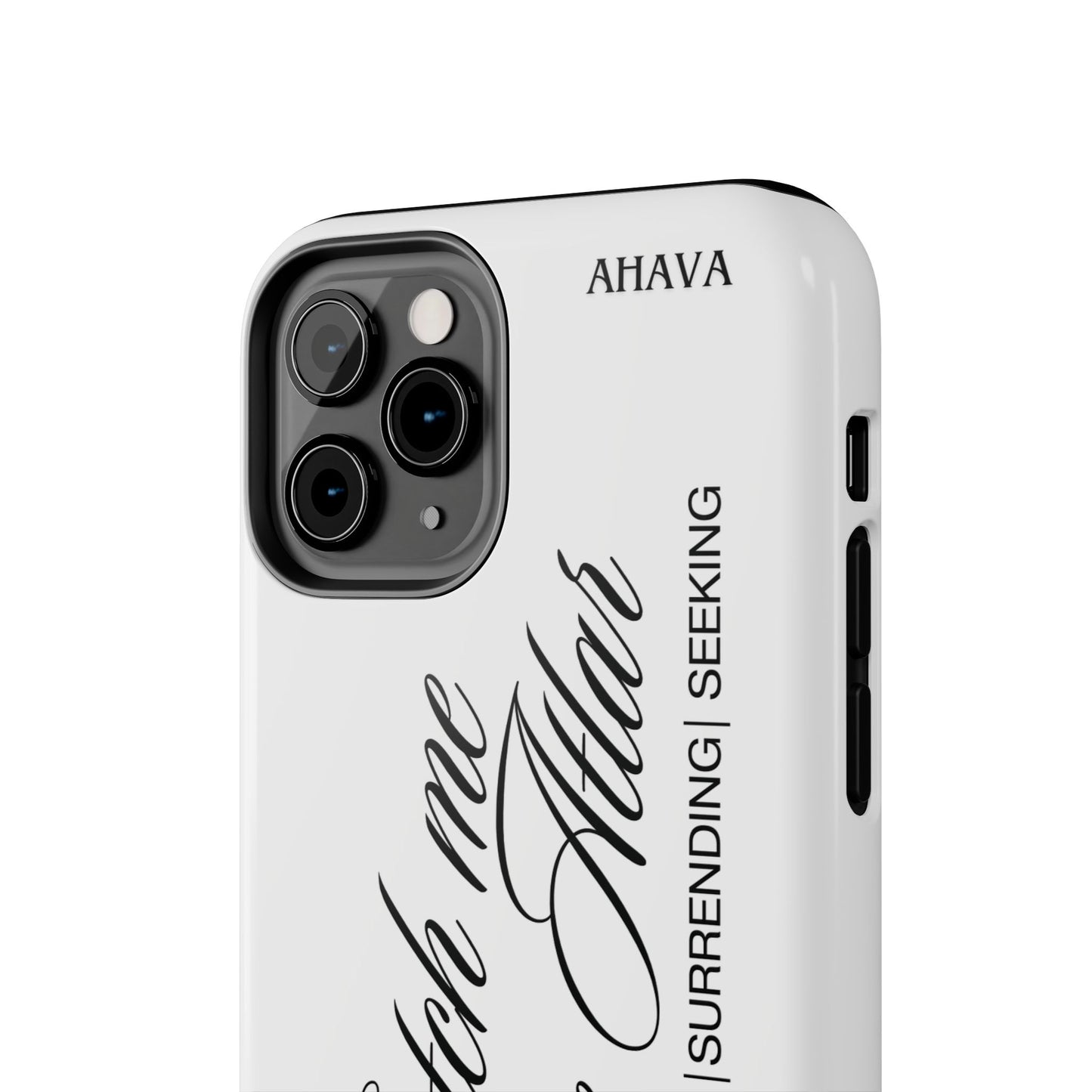 "Catch Me at the Altar" White Phone Case
