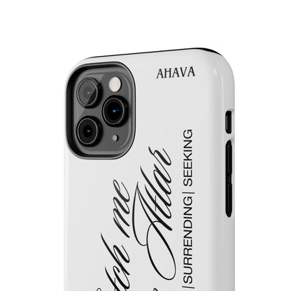 "Catch Me at the Altar" White Phone Case