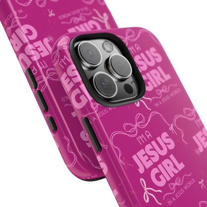 I'm a Jesus Girl Phone Case - Pink