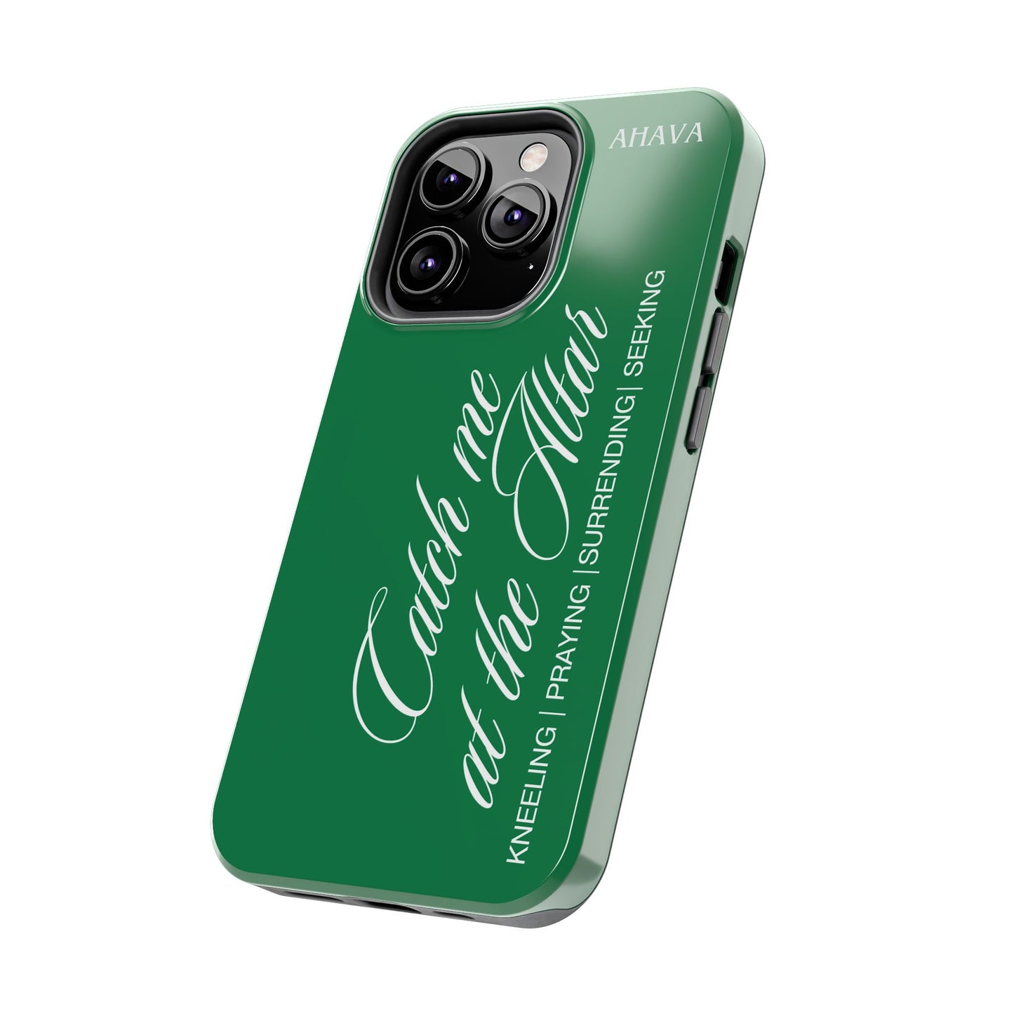 "Catch Me at the Altar" Green Phone Case