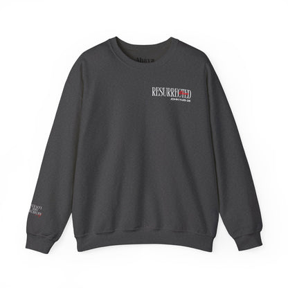 Resurrection and the Life | John 11:25 Sweatshirt