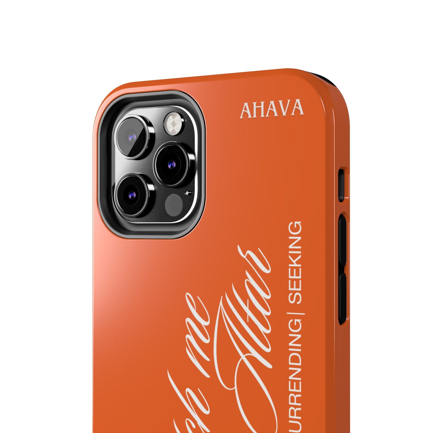 "Catch Me at the Altar" Orange Phone Case