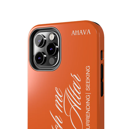 "Catch Me at the Altar" Orange Phone Case
