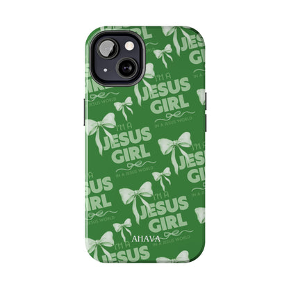 I'm a Jesus Girl Case - Green