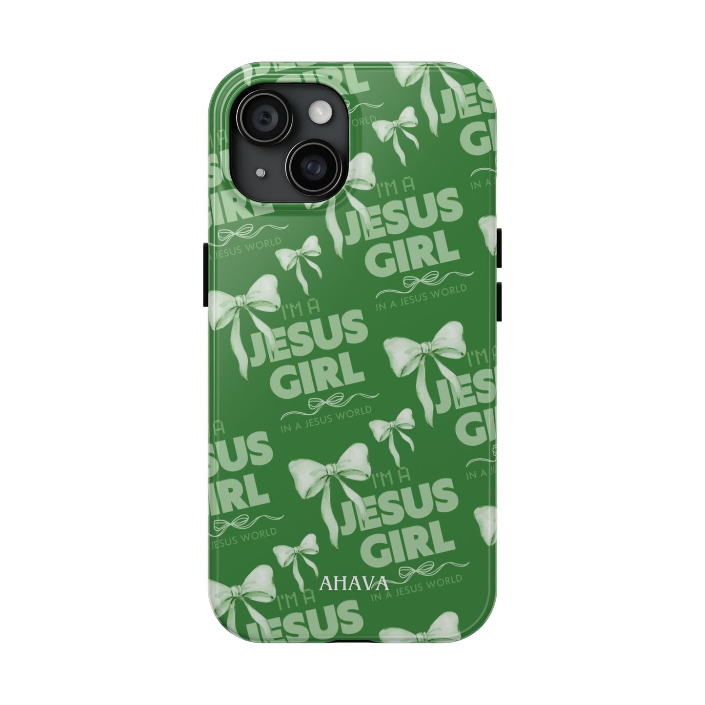 I'm a Jesus Girl Case - Green