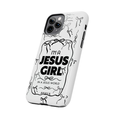 I'm a Jesus Girl  Case - black