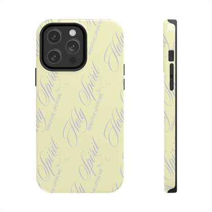 "Holy Spirit, Breathe Upon me" Buttercream Phone Case