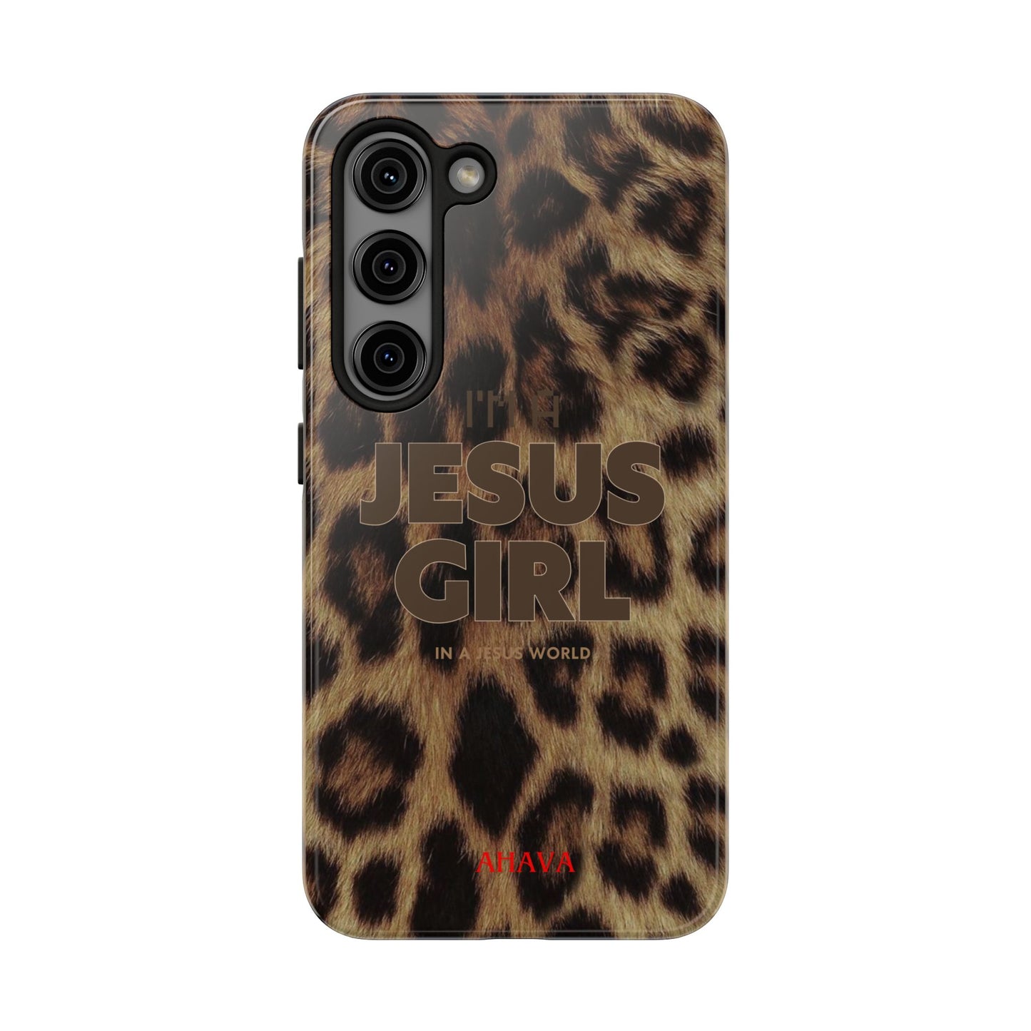 I'm a Jesus Girl Case - Leopard
