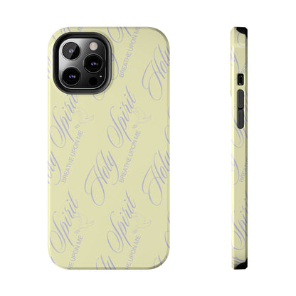 "Holy Spirit, Breathe Upon me" Buttercream Phone Case