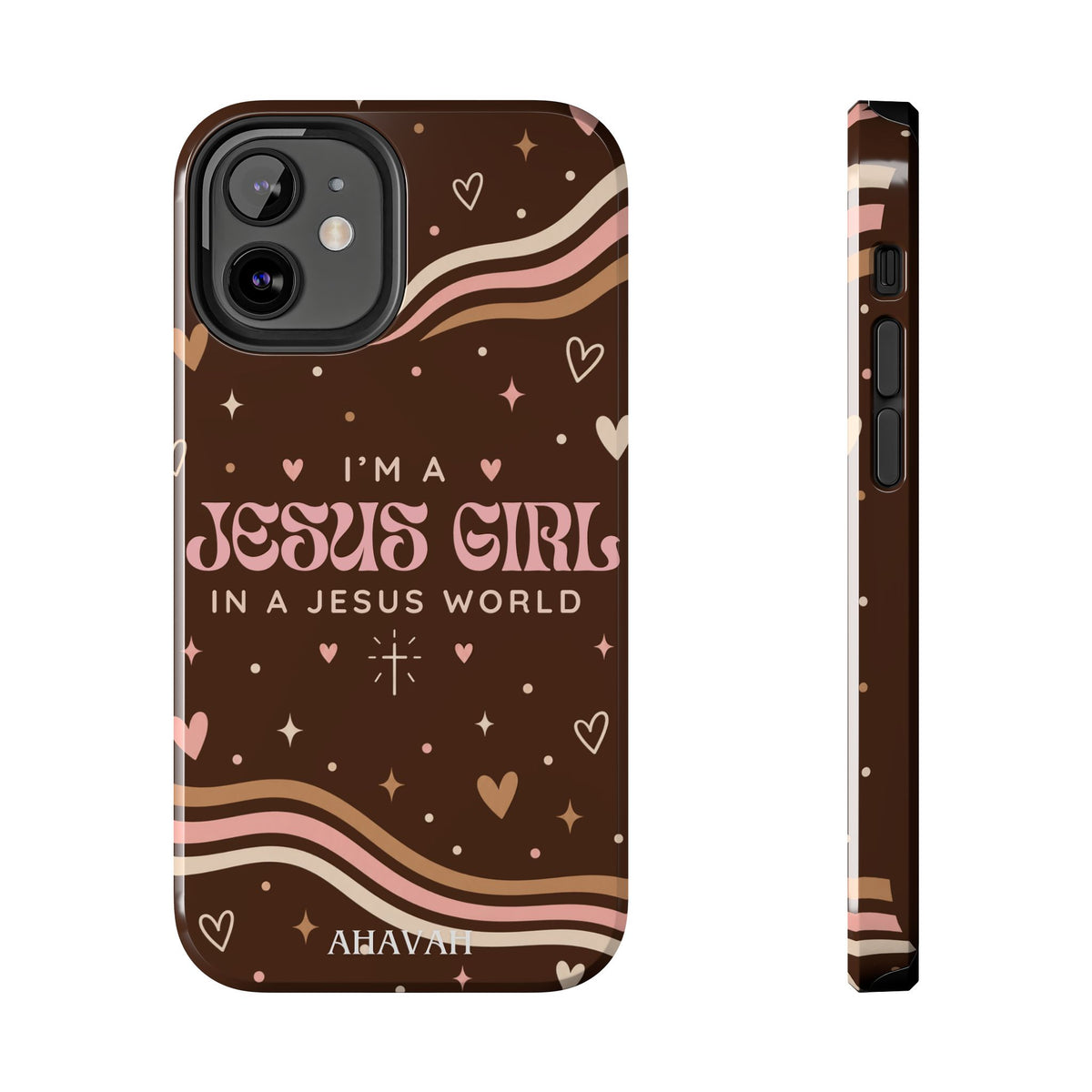 I'm a Jesus Girl Phone Case (Mocha / Brown)