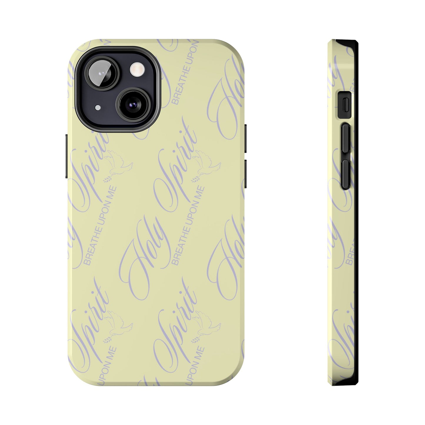 "Holy Spirit, Breathe Upon me" Buttercream Phone Case