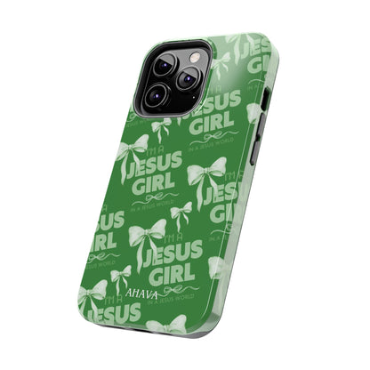 I'm a Jesus Girl Case - Green