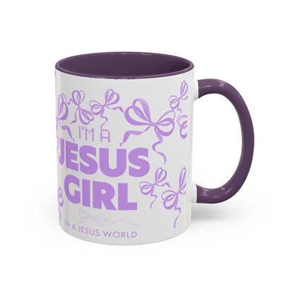 I'm a Jesus Girl Mug - Purple