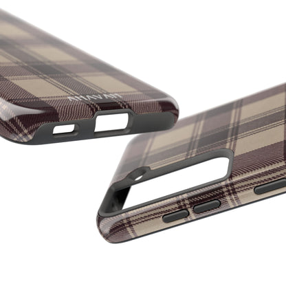 Abba’s Embrace | Warm Teddy Plaid Phone Case