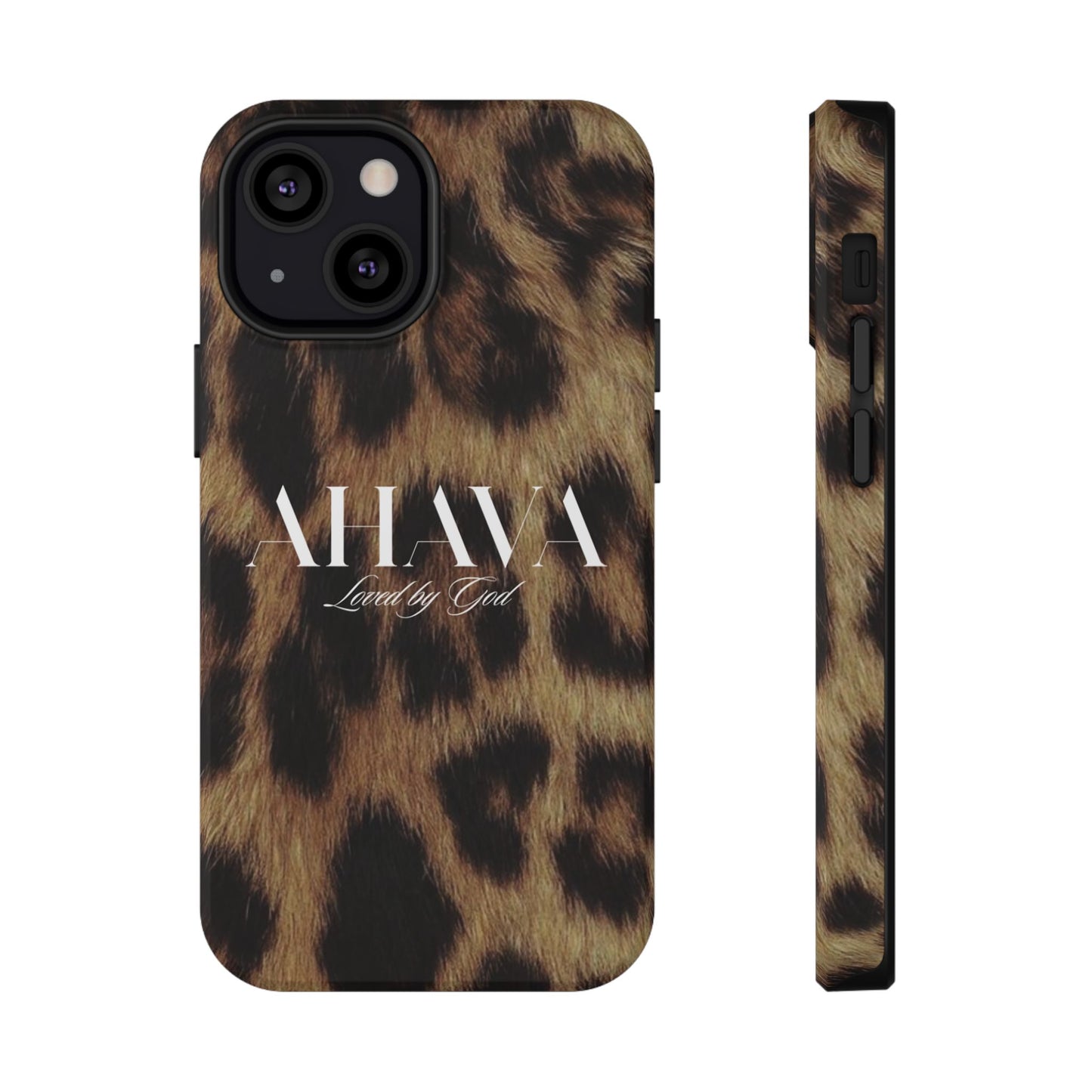 Leopard Print Ahava Phone Case