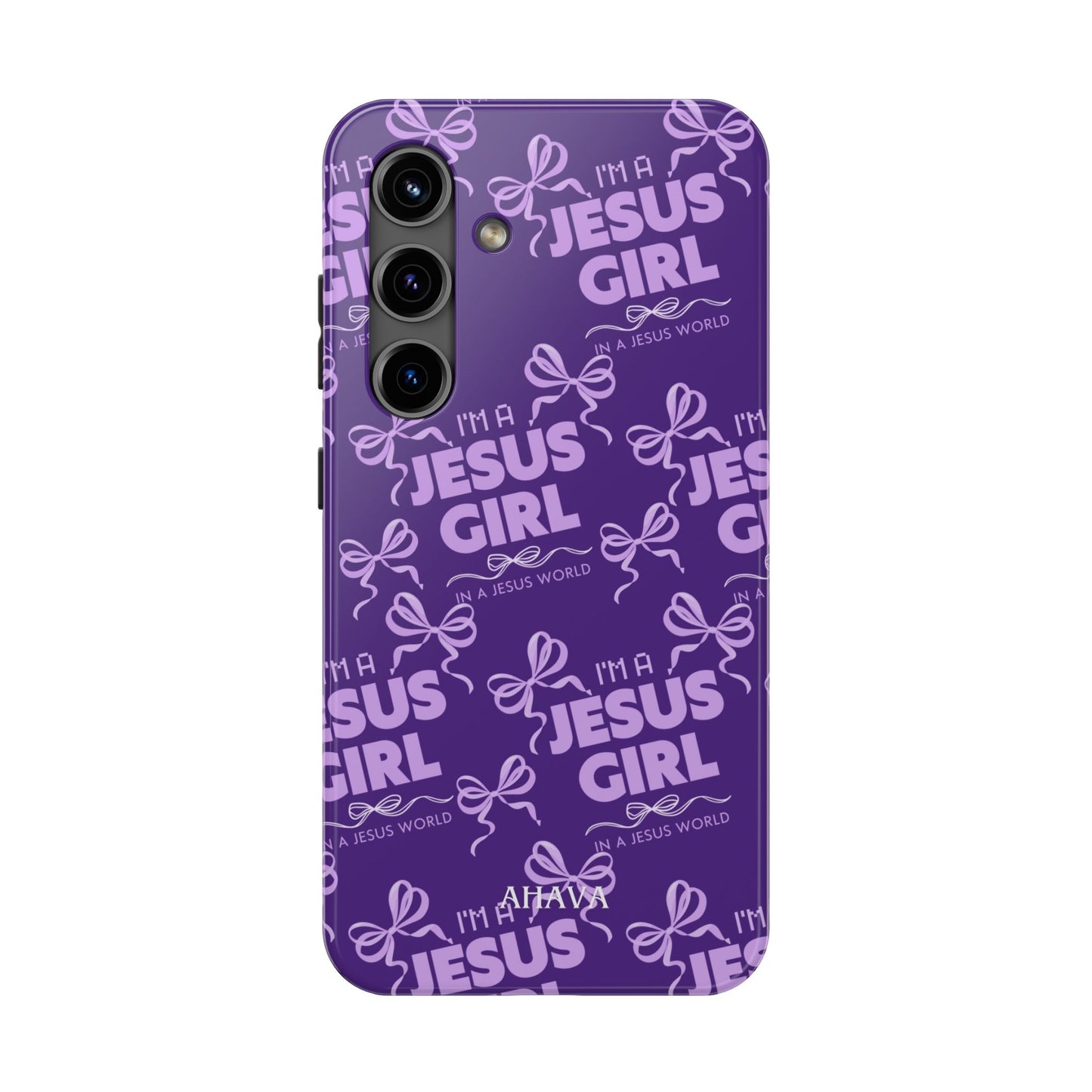 I'm a Jesus Girl Phone Case - Purple