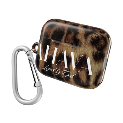 Ahava Leopard Airpod Case