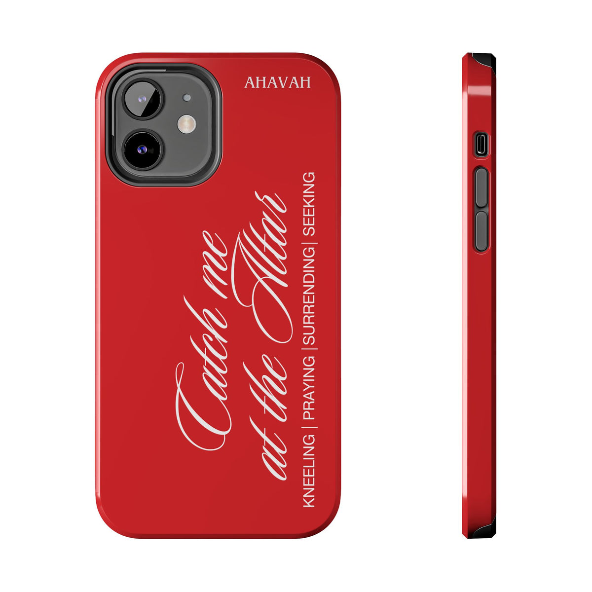 Catch Me at the Altar Phone Case - Redeemed Red
