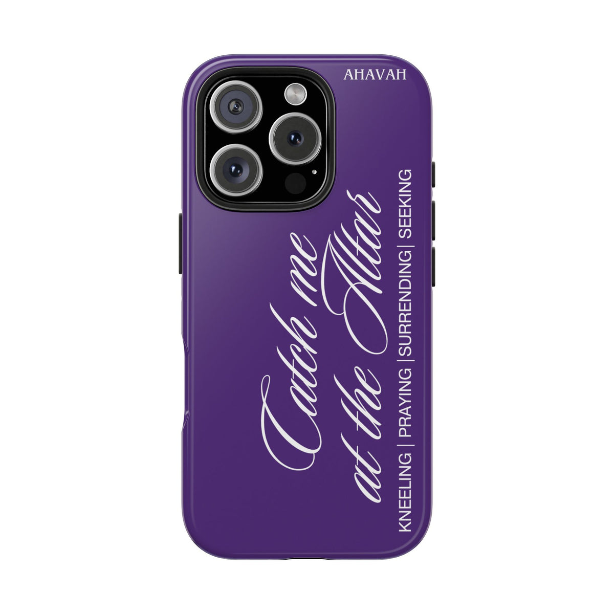 Catch Me at the Altar Phone Case | Royal Violet