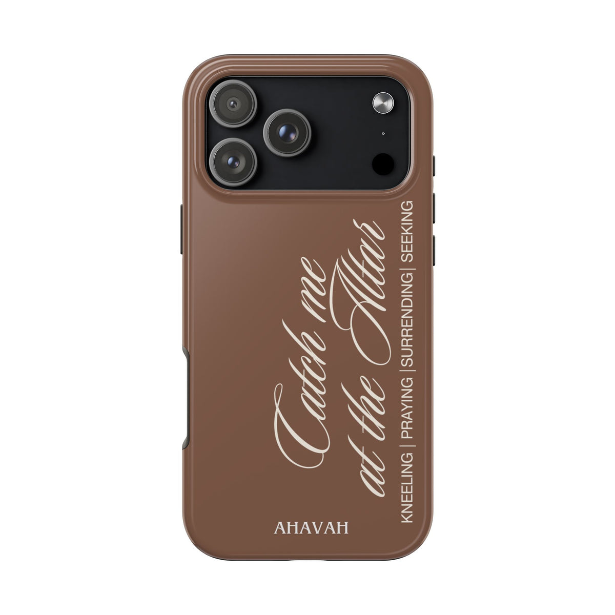 Catch Me at the Altar Phone Case - Cocoa