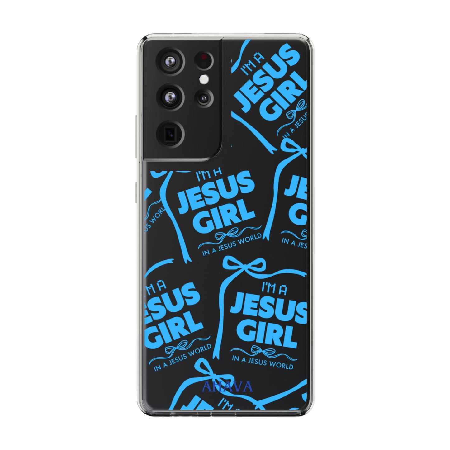 I'm a Jesus Girl Blue Case -Clear