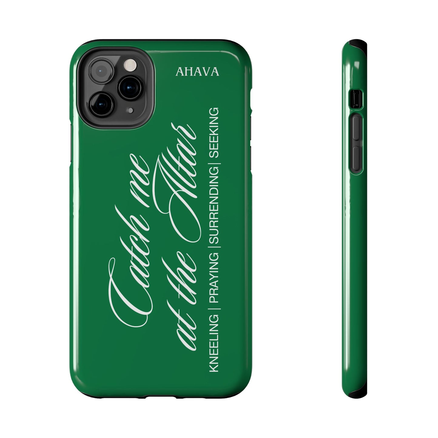 "Catch Me at the Altar" Green Phone Case