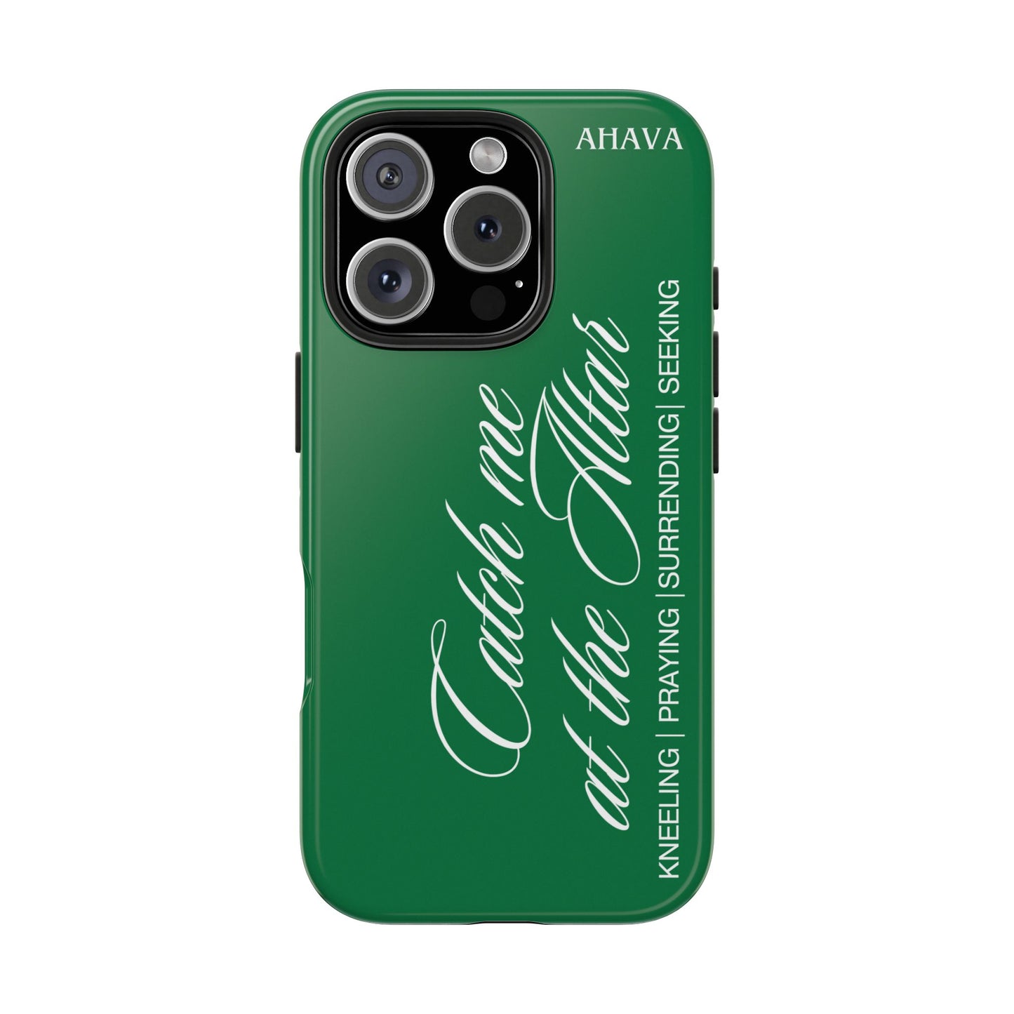"Catch Me at the Altar" Green Phone Case