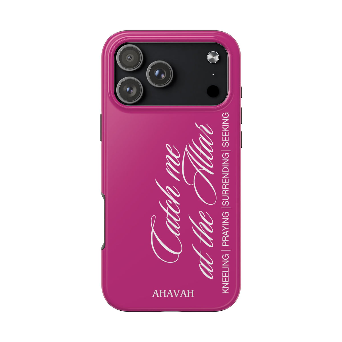 Catch Me at the Altar Phone Case - 	Berry Rose
