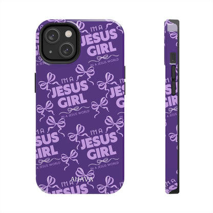 I'm a Jesus Girl Phone Case - Purple