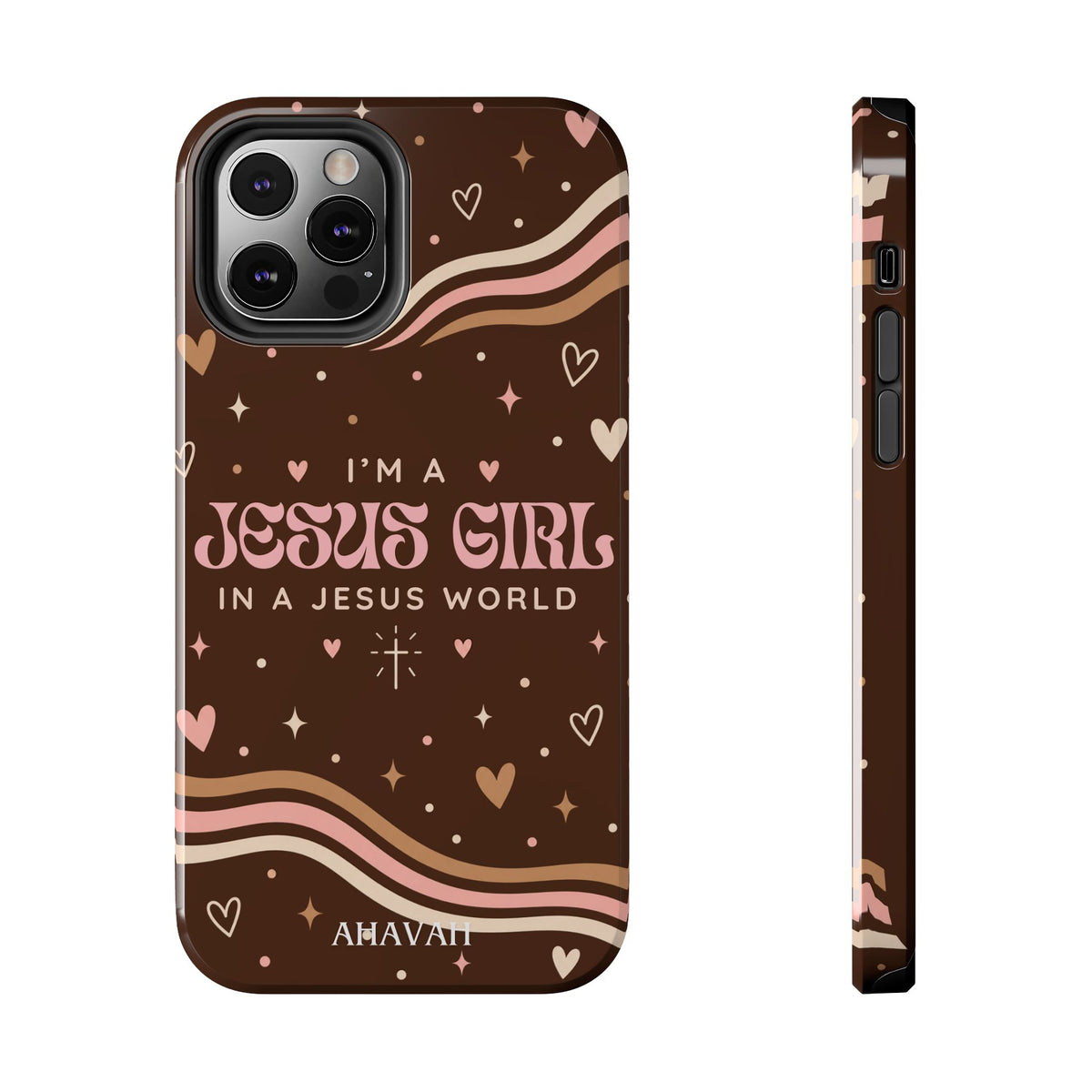 I'm a Jesus Girl Phone Case (Mocha / Brown)
