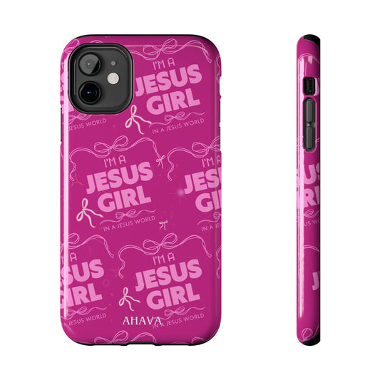 I'm a Jesus Girl Phone Case - Pink